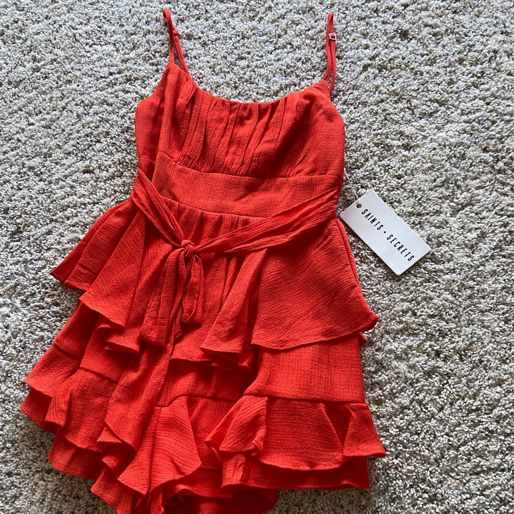 Red romper